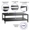 Flash Furniture Black Indoor/Outdoor Coffee Table with Storage XU-T6R60USO-2T-BK-GG - alternate 7
